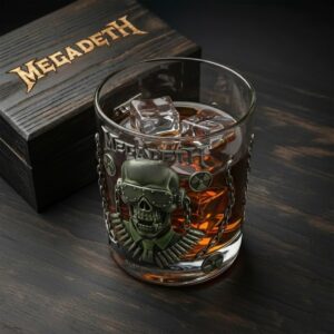 Megadeth Rust In Peace Whiskey Glass