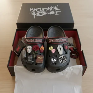 My Chemical Romance Clogs with Charms