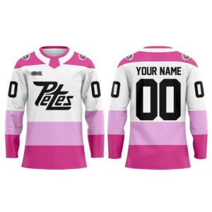 Peterborough Petes PINK IN THE RINK 2026 Custom Hockey Jersey