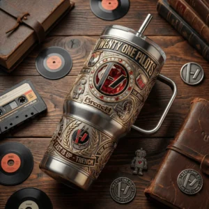 Twenty One Pilots Trench Breach East Is Up Tumbler Cup