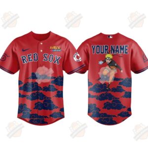 Boston Red Sox Naruto Night Custom Baseball Jersey