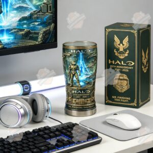 Halo 25th Anniversary 2001-2026 Sir Finishing This Fight Pint Glass