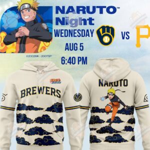 Milwaukee Brewers Naruto Night Hoodie