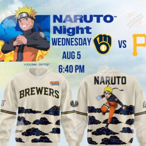 Milwaukee Brewers Naruto Night Sweatshirt