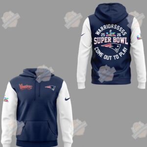 New England Patriots Warriors Come Out To Play Super Bowl Hoodie