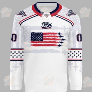 Pensacola Ice Flyers Military Appreciation America 250 Hockey Jersey