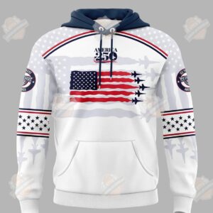 Pensacola Ice Flyers Military Appreciation America 250 Hoodie