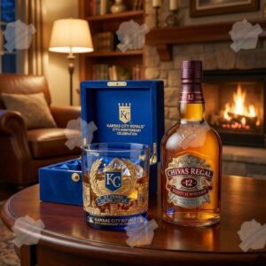 Kansas City Royals 57th Anniversary 1969-2026 Whiskey Glass