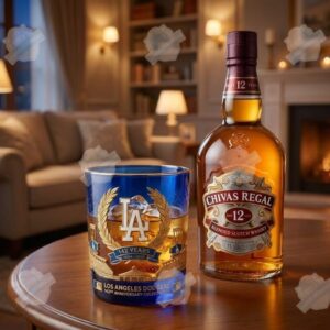 Los Angeles Dodgers 142nd Anniversary Celebration Whiskey Glass