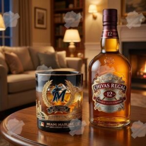 Miami Marlins 33rd Anniversary 1993-2026 Whiskey Glass