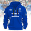 Rangers FC Unibet Zero Mission Personalized 1/4 Zip Hoodie