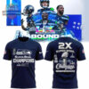Seattle Seahawks 2X Super Bowl Champions Super Bowl XLVIII & LX T-Shirt