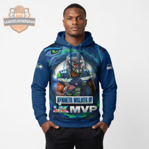 Seattle Seahawks Kenneth Walker III Super Bowl LX MVP Hoodie