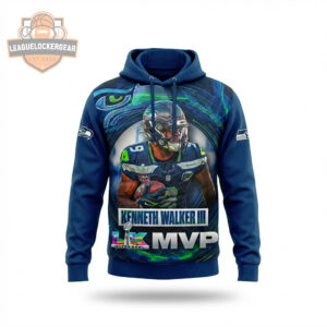 Seattle Seahawks Kenneth Walker III Super Bowl LX MVP Hoodie