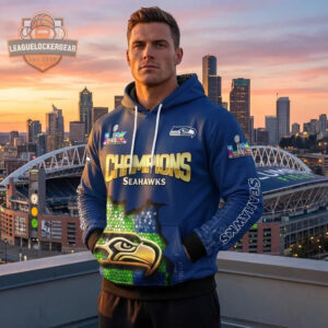 Seattle Seahawks Super Bowl LX Champions Player Roster 3D Hoodie