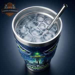 Seattle Seahawks Super Bowl LX 2026 Champions YETI Rambler Tumbler