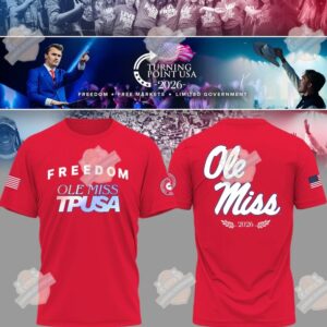 Ole Miss TPUSA Freedom Tour 2026 T-Shirt