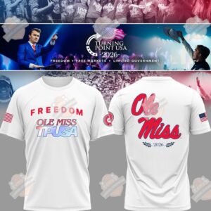 Ole Miss TPUSA Freedom Tour 2026 T-Shirt