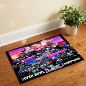 Seattle Seahawks Super Bowl Champions Doormat