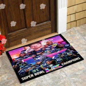 Seattle Seahawks Super Bowl Champions Doormat