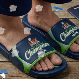 Seattle Seahawks Super Bowl Champions Slide Sandal