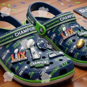 Seattle Seahawks Super Bowl LIX Champions 2026 Crocs