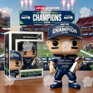 Seattle Seahawks Super Bowl LIX Champions 2026 Funko Pop