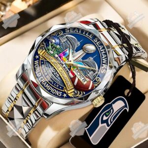 Seattle Seahawks Super Bowl LX 2025 Champions Watch