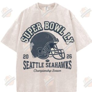 Seattle Seahawks Super Bowl LX 2026 Championship Season T-Shirt