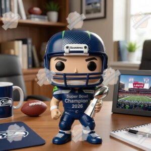 Seattle Seahawks Super Bowl LX Champions 2026 Funko Pop