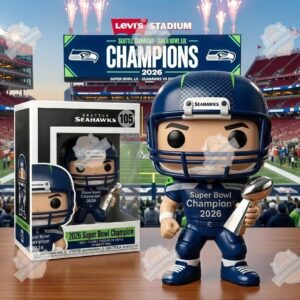 Seattle Seahawks Super Bowl LX Champions 2026 Funko Pop
