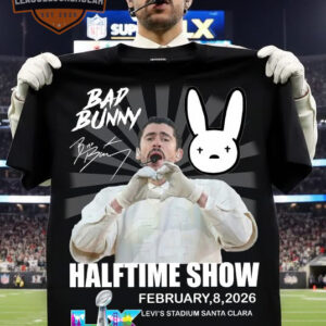 Bad Bunny Super Bowl LX Halftime Show 2026 T-Shirt