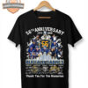Buffalo Sabres 56th Anniversary 1970-2026 Thank You For The Memories Signatures T-Shirt