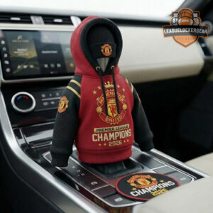 Manchester United Premier League Champions 2026 Gear Shift Hoodie Cover