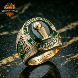 Milwaukee Bucks 2026 NBA Champions Fear The Deer Championship Ring
