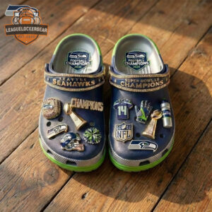 Seattle Seahawks Super Bowl LX Champions 2026 Clogs