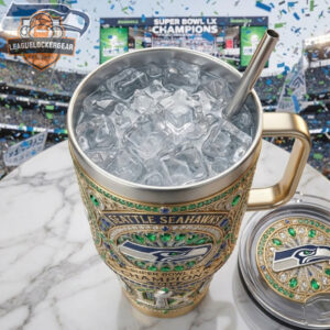 Seattle Seahawks Super Bowl LX Champions 2026 40oz Tumbler