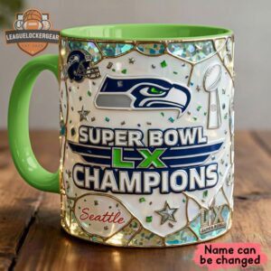 Seattle Seahawks Super Bowl LX Champions Mug
