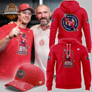 Washington Capitals Alex Ovechkin 895 NHL All-Time Goals Leader Hoodie