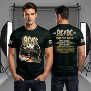 AC/DC PWR/UP TOUR 2026 Rock N Roll Train T-Shirt