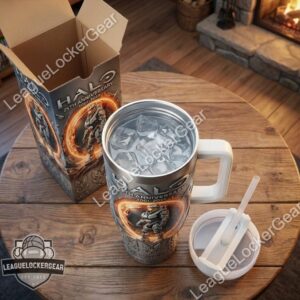 Halo 25th Anniversary 2001-2026 Tumbler With Handle