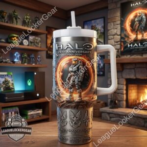 Halo 25th Anniversary 2001-2026 Tumbler With Handle