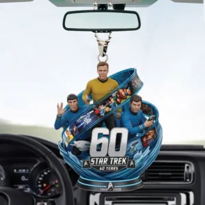 Star Trek 60th Anniversary 1966-2026 Car Hanging Ornament