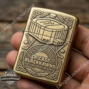 Chicago Blackhawks 100 Years Anniversary Zippo Lighter