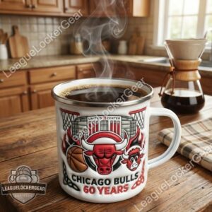 Chicago Bulls 60 Years Anniversary Enamel Mug