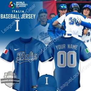 Italia World Baseball Classic 2026 Custom Baseball Jersey