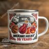 Miami Heat 38 Years Kaseya Center Enamel Mug