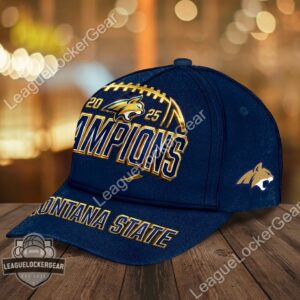 Montana State Bobcats 2025 Football Champions Cap