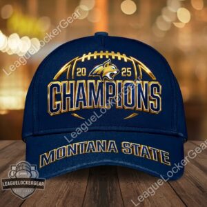 Montana State Bobcats 2025 Football Champions Cap