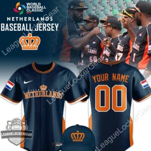 Netherlands World Baseball Classic 2026 Baseball Jersey